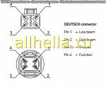 Модуль фар D90 mm Bi-Led (2-го поколения) DEUTSCH